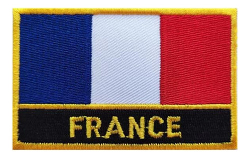 Uijokdef 1 Parche De Bandera De Francia Para Planchar O Cose