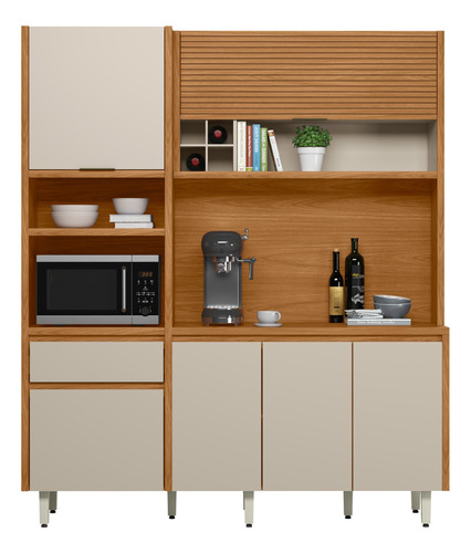 Alacena Armario Modular De Cocina - 182x214x047 - Monet