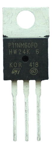 P11nm60fd 11nm60 Mosfet Canal N 11a 600v  To-220 Aislado