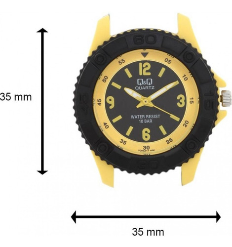 Relógio Infantil Masculino Preto E Amarelo Pulseira Estrelas
