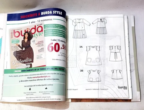 Revista Burda Enero 2021 Especial Niños En Español, Patrones