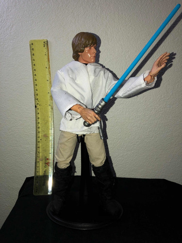 Figura 1/6 Luke Skywalker Custom No Hot Toys Star Wars (Usado)