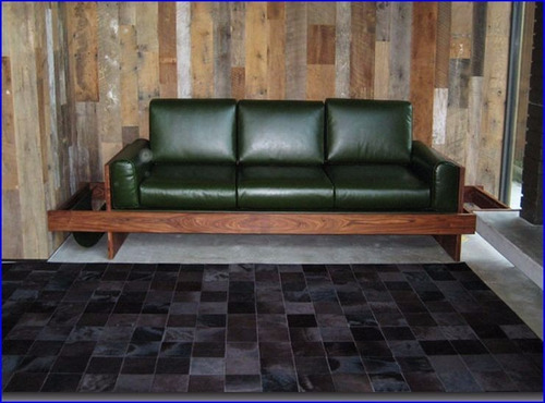 Alfombra Cuero 1.8 X 2.4 M Marron