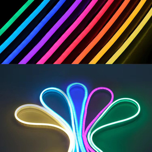 Tira De Luces Neón Flex Luces Led Impermeable 5m Ip65 Rojo