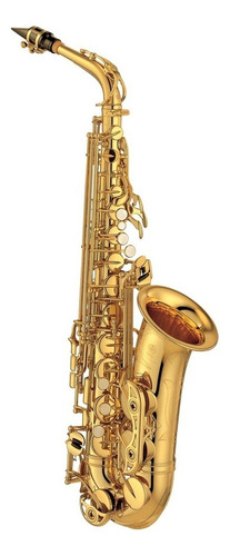 Saxofone Alto Yamaha Yas62iv Laqueamento Dourado