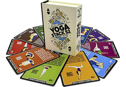 Juego De 52 Naipes Para Ejercicios De Entrenamiento De Yoga