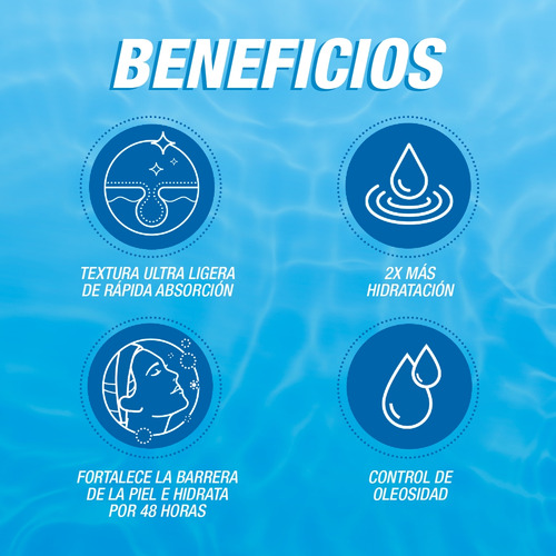 Hidratante Water Gel Facial Neutrogena Hydro Boost 50g Tipo de piel Normal