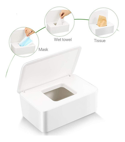 A Soporte For Dispensador De Toallitas Húmedas Con Tapa