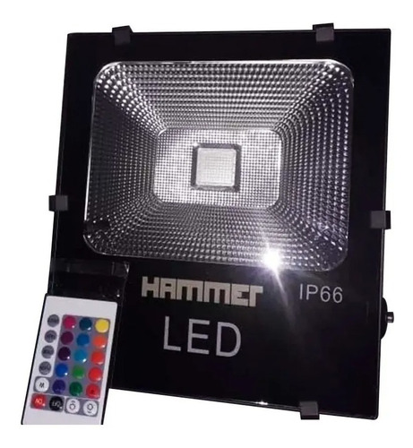 Reflector Led Hammer  Rgb Ip66 10w 85/277v Colores Control