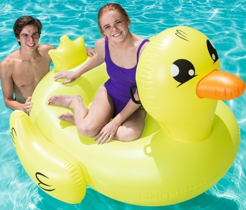 Colchoneta Inflable Gigante Pato Pileta Pelopincho Flota--18