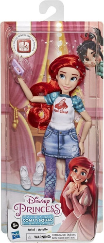 Imagen 1 de 4 de Ariel En Pijama Comfy Squad Disney Princesas Hasbro