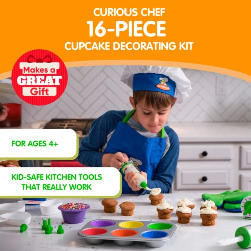 Juego De Cocina Curious Chef Kit De Decoración Y Cupcakes De