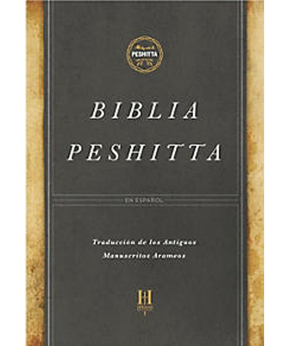 Biblia De Estudio Peshitta Imitación Piel Negro