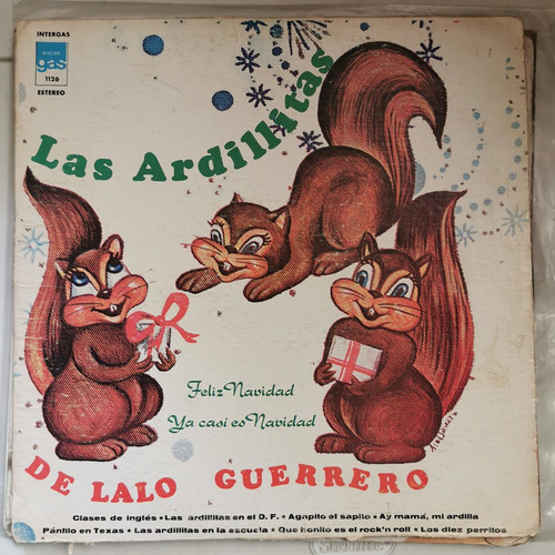 Disco Lp:lalo Guerrero- Las Ardillitas, Navidad