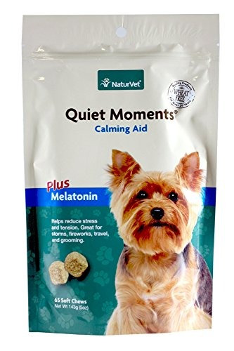 Naturvet Quiet Moments Soft Chews Para Perros 5 Oz 65 Cuenta