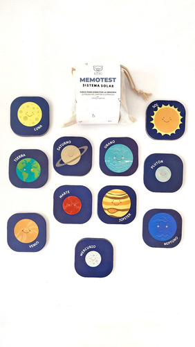 Juego De Mesa De Memoria Para Niños De Sistema Solar
