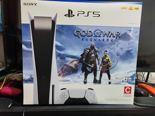 Consola Ps5 Estándar Gow + Dos Juegos 