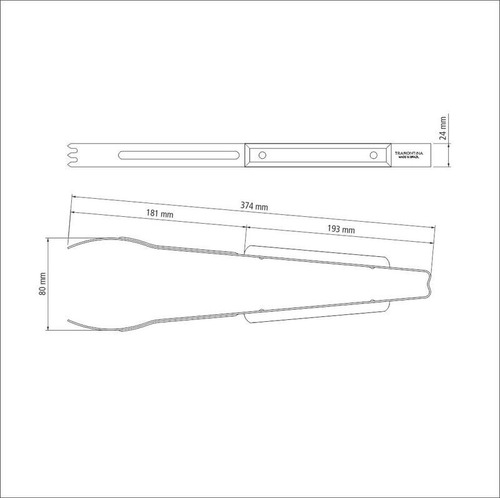Imagen 3 de 9 de Pinza Para Carne Tramontina Pampa Acero Inoxidable