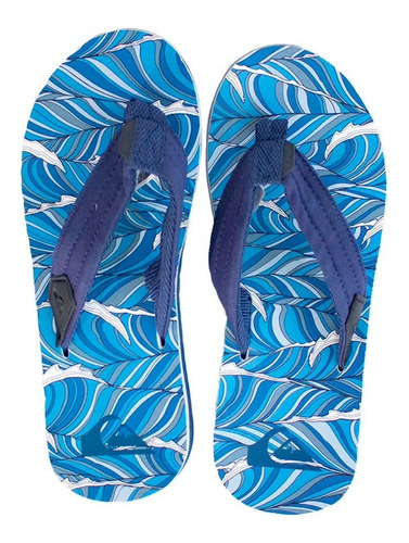 Ojotas Quiksilver Carver Tropics Print