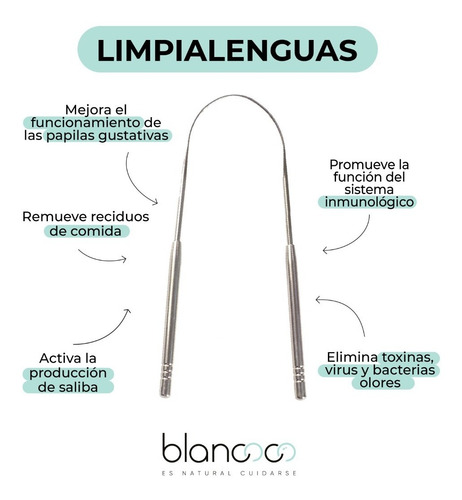 Limpia Lenguas De Acero Inoxidable By Blancoco