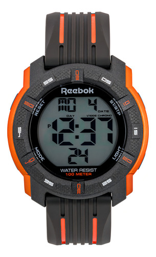 Reloj Reebok Locust Rv-loc-g9-popb-bo Malla Negro Bisel Gris Fondo Digital