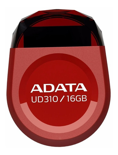 Adata Memorias Usb Portatil 16gb Tipo Joya 2.0 Ud310 Roja