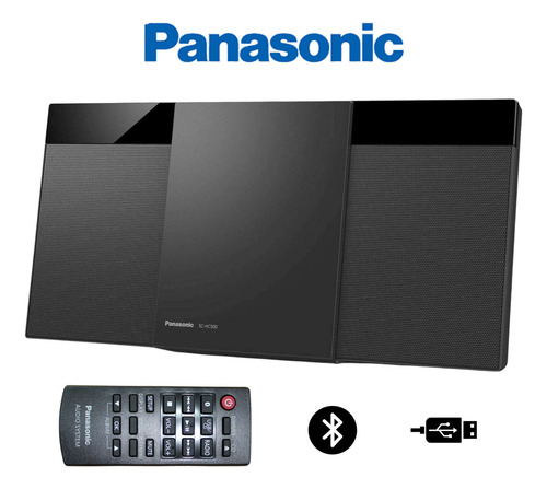 Minicomponente Panasonic Sc-hc300 - Conectividad Via Bluetooth - Cd Y Radio - 20w Potencia De Rms - Sonido De Calidad Sublime
