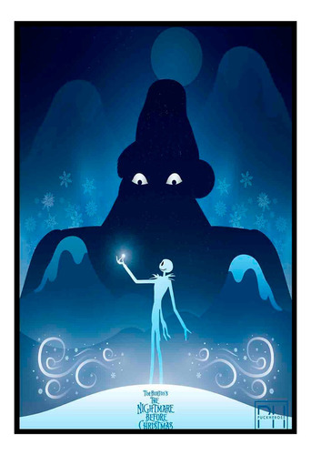 Cuadro Premium Poster 33x48cm Before Christmas Tim Burton