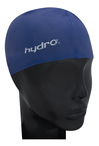 Gorra De Natacion Hydro Silicona Impermeable Adulto Pileta Color Azul Tamaño U