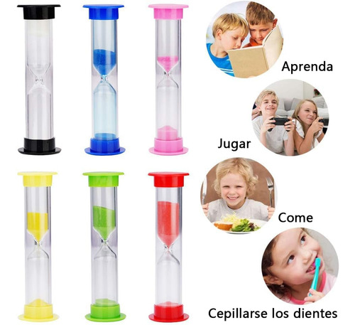 Reloj De 6 Piezas Con Temporizador, Colores Vivos
