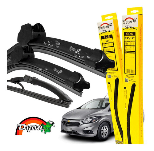 Kit Limpador Parabrisas Gm Onix Joy 2017 A 2021 Original