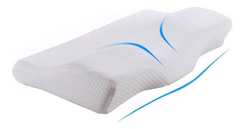 Almohada Ergonomica Viscoelastica 03-dm0032 Color Blanco