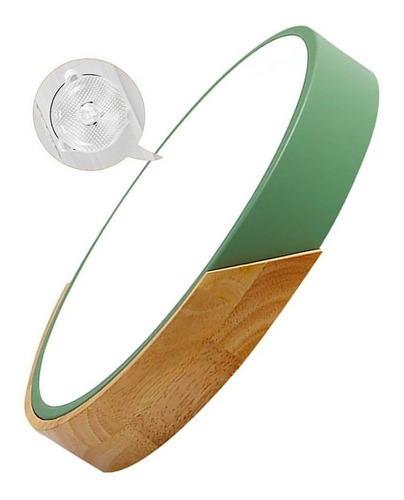 Imagen 2 de 6 de Lámpara led de pared, techo Serlux Panel LED Redondo Cerchio 18W color verde 220V-240V por 1 unidad
