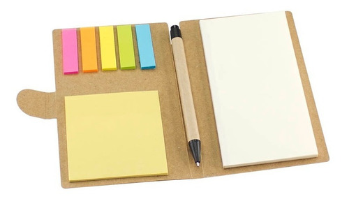 Libreta Memo Set Ecológica C/lápiz - Accesorios Pack 10 Unds