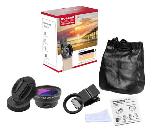 Lens Macro Phone Apl-0.45wm Hd Con Kit De Lentes Lentes Lens