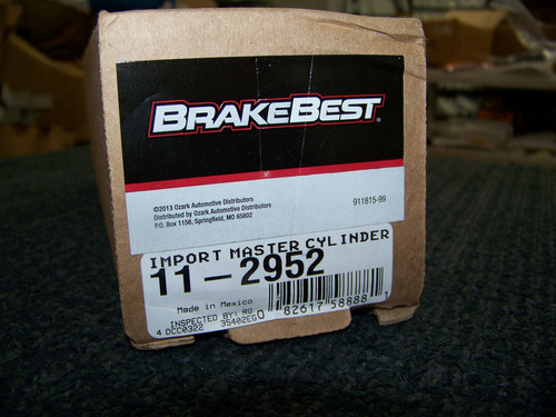 Brake Best Import Master Cylinder 11-2952 New