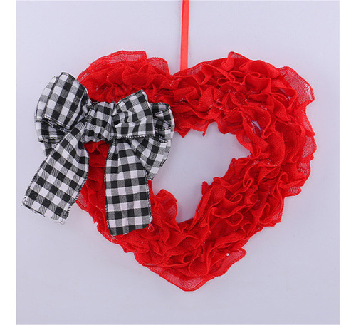 Guirnalda De San Valentín, Decoración Para Puerta De Entrada