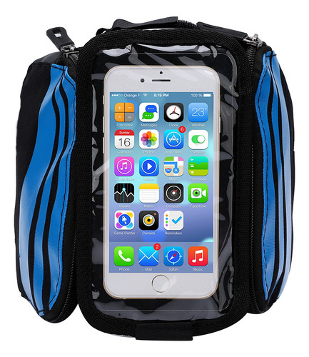 Bolsa Para Teléfono Para Bicicleta, Marco De Ciclismo, Doble