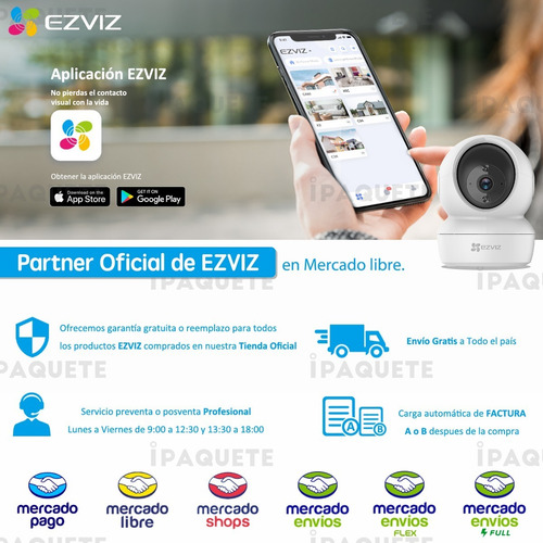 Cámara De Seguridad Wifi Ip Motorizado Audio Full Hd+soporte