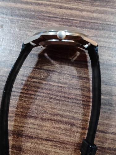 Reloj Fero Feldman Antiguo Mecánico Carga Manual Negro Plateado Beige (Usado)