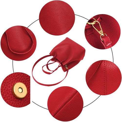 Imagen 3 de 7 de Bolso Casual Para Mujer, 4 Piezas