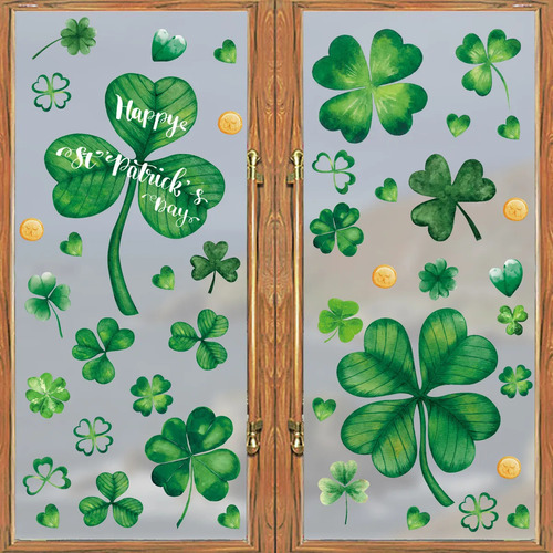 Adhesivos Para Ventanas Con Diseño De San Patricio De M Irel