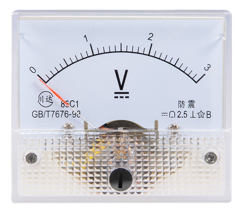 Dc 0 3v Medidor Voltaje Panel Analogico Volt Meter 85c1