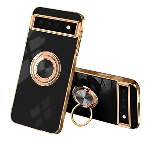 Compatible Con Google Pixel 6a Funda Ring Holder Magnet Gree