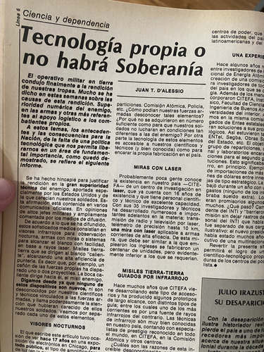 Línea 24 / Julio 1982 / Pepe Rosa / Revisionismo (Usado)