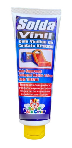 Cola Para Lona Kp1000 Soldavinil Bisnaga Com 300ml+brinde