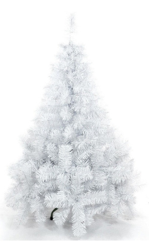Árbol De Navidad Premium Blanco 1,30 Mts Pie Metal - Sheshu