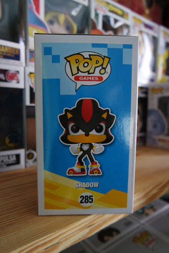 Funko Pop Shadow #285 Sonic The Hedgehog Videojuego Original Color Shadow The Hedgehog #285 / Sonic / Sega Game