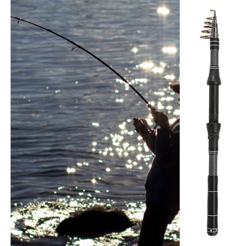 1.8 / 2.1 / 2.4 / 2.7 / 3.0m Caña De Pescar Carpa De 2,4 M