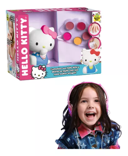 Boneca Hello Kitty Para Colorir Com Canetinhas Para Pintar - Samba